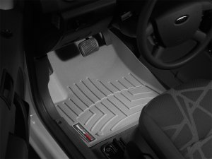 Ford Transit Connect FloorLiner - Front - WeatherTech - DigitalFit - Grey - `09-`13