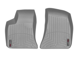 Dodge Charger FloorLiner - Front - WeatherTech - DigitalFit - Grey - `11-`27