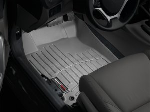 Honda Civic FloorLiner - Front - WeatherTech - DigitalFit - Grey - `12-`27