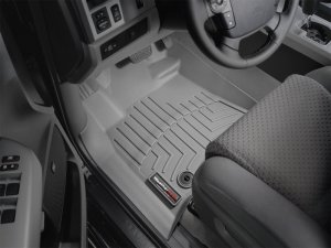 Toyota Tundra FloorLiner - Front - WeatherTech - DigitalFit - Grey - `12-`27