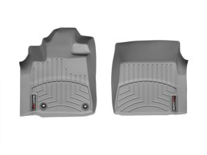 Toyota Tundra FloorLiner - Front - WeatherTech - DigitalFit - Grey - `12-`27