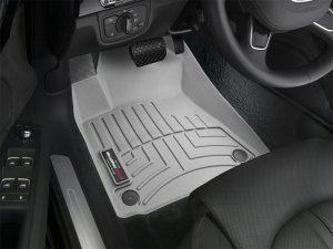 Audi A8 FloorLiner - Front - WeatherTech - DigitalFit - Grey - `11-`27 Audi A8 FloorLiner - Front - WeatherTech - DigitalFit - Grey - `11-`27