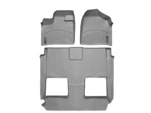 Chrysler Town and Country FloorLiner - Rear - WeatherTech - DigitalFit - Grey - `11-`27