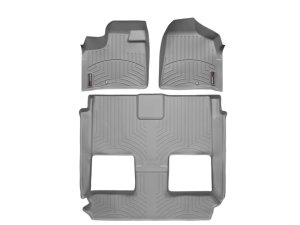Chrysler Town and Country FloorLiner - Rear - WeatherTech - DigitalFit - Grey - `11-`27