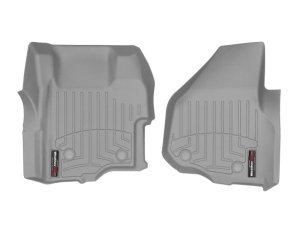 Ford F350 FloorLiner - Front - WeatherTech - DigitalFit - Grey - `11-`27