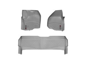Ford F-350 FloorLiner - Rear - WeatherTech - DigitalFit - Grey - `11-`27