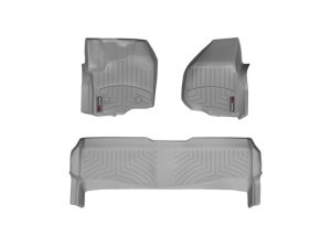 Ford F-550 FloorLiner - Rear - WeatherTech - DigitalFit - Grey - `11-`27