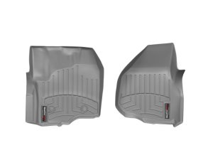 Ford F350 FloorLiner - Front - WeatherTech - DigitalFit - Grey - `12-`27