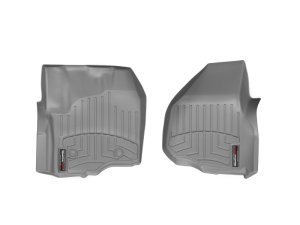 Ford F350 FloorLiner - Front - WeatherTech - DigitalFit - Grey - `12-`27