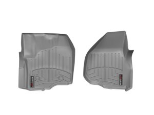 Ford F550 FloorLiner - Front - WeatherTech - DigitalFit - Grey - `12-`27