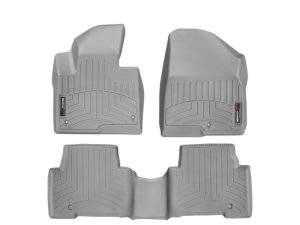 Hyundai Santa Fe Floor Mats - Front - WeatherTech - DigitalFit - Grey - `13-`27