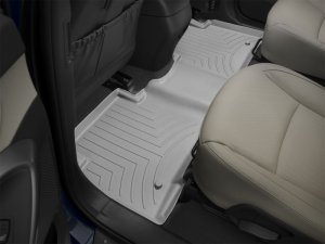 Hyundai Santa Fe Floor Mats - Rear - WeatherTech - FloorLiner DigitalFit - Grey - `13-`27