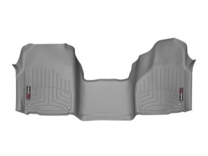 Dodge Ram Truck FloorLiner - Front - WeatherTech - DigitalFit - Grey - `12-`13