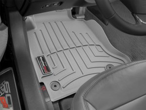 Chevrolet Corvette FloorLiner - Front - WeatherTech - DigitalFit - Grey - `12-`13