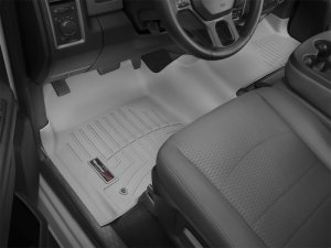 Dodge Ram 1500 FloorLiner - Front - WeatherTech - DigitalFit - Grey - `12-`27