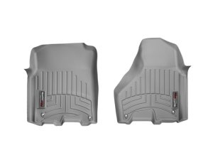 Dodge Ram 1500 FloorLiner - Front - WeatherTech - DigitalFit - Grey - `12-`27