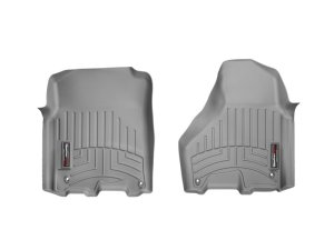 Dodge Ram 1500 FloorLiner - Front - WeatherTech - DigitalFit - Grey - `12-`27