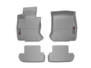 BMW 6 Series Floor Liners - Rear - WeatherTech - FloorLiner DigitalFit - Grey - `12-`27
