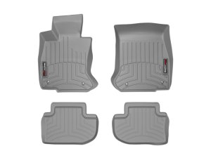BMW 6 Series Floor Liners - Rear - WeatherTech - DigitalFit - Grey - `12-`27