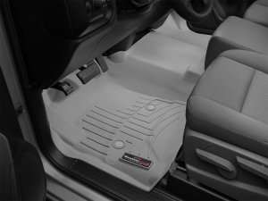 Chevrolet Silverado FloorLiner - Front - WeatherTech - DigitalFit - Grey - `14-`27 Chevrolet Silverado FloorLiner - Front - WeatherTech - DigitalFit - Grey - `14-`27