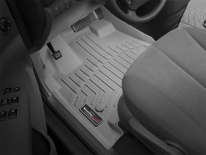 Kia Sedona FloorLiner - Front - WeatherTech - DigitalFit - Grey - `06-`12