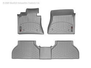 BMW X5 Floor Liners - Front - WeatherTech - FloorLiner DigitalFit - Grey - `14-`27