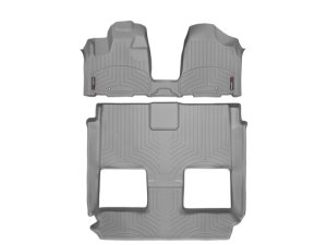 Chrysler Town & Country FloorLiner - Rear - WeatherTech - DigitalFit - Grey - `11-`27