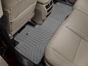 Acura MDX Floor Mats - Rear - WeatherTech - FloorLiner HP - Grey - `14-`23