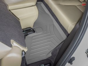 Acura MDX Floor Mats - Rear - WeatherTech - FloorLiner HP - Grey - `17-`20