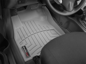 Nissan Versa FloorLiner - Front - WeatherTech - DigitalFit - Grey - `12-`27