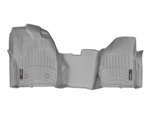 Ford F550 FloorLiner - Front - WeatherTech - DigitalFit - Grey - `12-`27