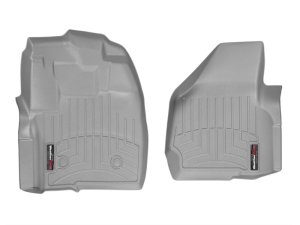 Ford F350 FloorLiner - Front - WeatherTech - DigitalFit - Grey - `12-`27