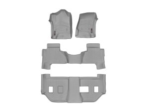Cadillac Escalade ESV FloorLiner - Front - WeatherTech - DigitalFit - Grey - `15-`27