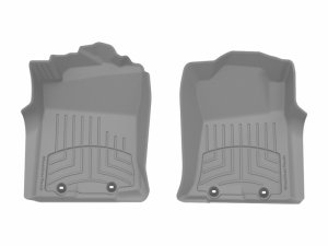 Toyota Tacoma Floor Mat Set - Front - WeatherTech - FloorLiner HP - Grey - `12-`15