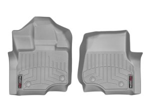 Ford F-150 FloorLiner - Front - WeatherTech - DigitalFit - Grey - `15-`27