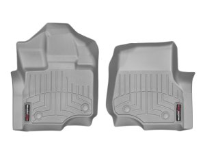 Ford F-150 FloorLiner - Front - WeatherTech - DigitalFit - Grey - `15-`27