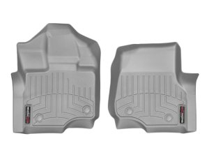 Ford F-150 FloorLiner - Front - WeatherTech - DigitalFit - Grey - `15-`27