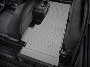 Ford F-150 Raptor Floor Mat Set - Rear - WeatherTech - FloorLiner HP - Grey - `17-`27
