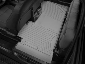 Ford F-150 Floor Mat - Rear - WeatherTech - FloorLiner HP - Grey - `15-`27