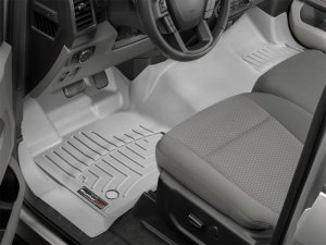 Ford F-150 FloorLiner - Front - WeatherTech - DigitalFit - Grey - `15-`27