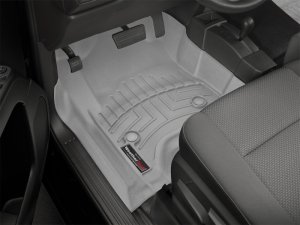 Chevrolet Silverado 1500 FloorLiner - Front - WeatherTech - DigitalFit - Grey - `14-`27 Chevrolet Silverado 1500 FloorLiner - Front - WeatherTech - DigitalFit - Grey - `14-`27