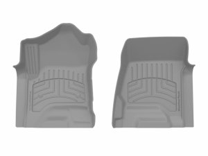 Chevrolet Silverado Floor Mat - Front - WeatherTech - FloorLiner HP - Grey - `15-`19
