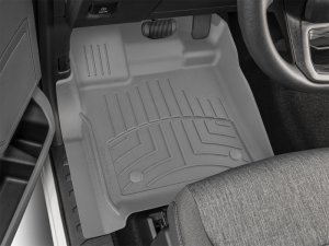 Ford F-150 Floor Mat Set - Front - WeatherTech - FloorLiner HP - Grey - `15-`20