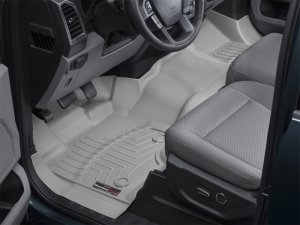 Ford F-150 Floor Mats - Front - WeatherTech - FloorLiner DigitalFit - Grey - `15-`27