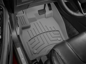 Ford Edge Floor Mat Set - Front - WeatherTech - FloorLiner HP - Grey - `15-`27