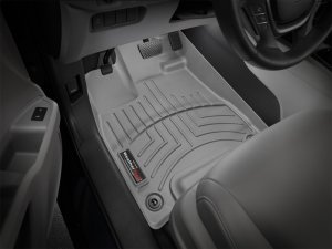 Honda Pilot FloorLiner - Front - WeatherTech - DigitalFit - Grey - `16-`27