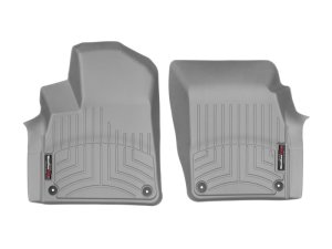 Audi Q7 FloorLiner - Front - WeatherTech - DigitalFit - Grey - `17-`27