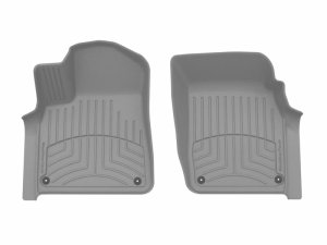 Audi Q7 Floor Mat Set - Front - WeatherTech - FloorLiner HP - Grey - `17-`25 Audi Q7 Floor Mat Set - Front - WeatherTech - FloorLiner HP - Grey - `17-`25