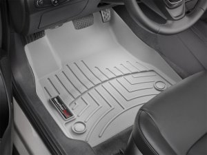 Chevrolet Malibu Floor Liner - Front - WeatherTech - DigitalFit - Grey - `16-`27