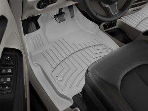 Chrysler Pacifica FloorLiner - Front - WeatherTech - HP - Grey - `17-`27